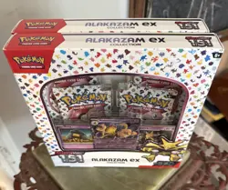 2x Alakazam Ex Collection Boxes Scarlet & Violet 151 Pokemon 2023 Sealed 🔥🔥 - Image 1