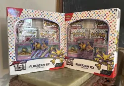 2x Alakazam Ex Collection Boxes Scarlet & Violet 151 Pokemon 2023 Sealed 🔥🔥 - Image 2