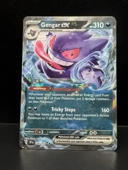 Gengar ex 104/162 Double Rare Temporal Forces Pokemon - Image 1