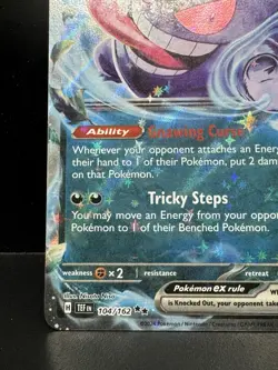Gengar ex 104/162 Double Rare Temporal Forces Pokemon - Image 5