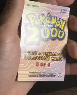 Pokemon the Movie 2000 Topps - Ledyba Hologram First Appearance - Image 5