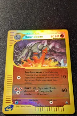 Pokemon AQUAPOLIS - #14/147 Houndoom - Reverse Holo - ENG - Lightly Played+ - Image 4