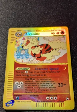 Pokemon AQUAPOLIS - #2/147 Arcanine - Reverse Holo - ENG - Lightly Played - Image 4