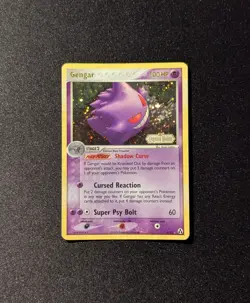 Pokemon EX LEGEND MAKER - #5/92 Gengar - Reverse Holo - ENG - SWIRL - MP - Image 3