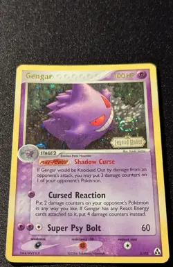 Pokemon EX LEGEND MAKER - #5/92 Gengar - Reverse Holo - ENG - SWIRL - MP - Image 4