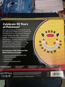 Pokemon Day Pikachu 30th Anniversary Collection Box Sealed Brand New UK - Image 3