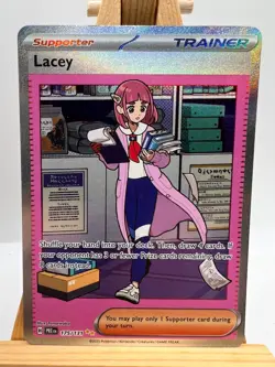 Pokemon Prismatic Evolutions - 175/131 Lacey - Special Illustration Rare - NM/M - Image 1