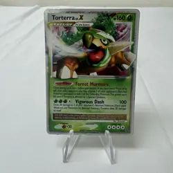 Pokemon Torterra LV.X (Black Star Promo) DP09 Diamond and Pearl English MP - Image 1