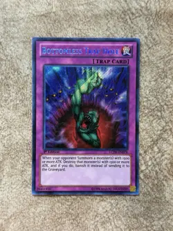 Yu-Gi-Oh! Bottomless Trap Hole - 1st Edition - Secret Rare - LCJW-EN078 - Image 1