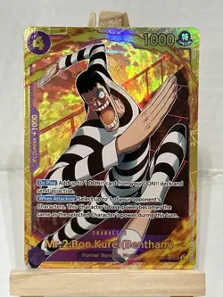 One Piece Mr.2.Bon.Kurei(Bentham) Premium Booster-The Best-Vol.2 EB01-061 SEC - Image 1