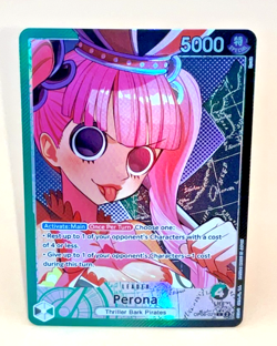 One Piece Perona OP06-021 (L*) Leader (Alt Art) - Wings of the Captain OP06 - Image 5