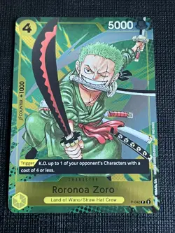 One Piece TCG - Promo - Roronoa Zoro P-042 - English - Image 1