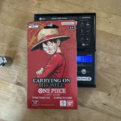 One Piece OP-13 CARRYING ON HIS WILL Sleeved Booster Pack - Heavy - 37.58g 🔥🔥 - Image 1