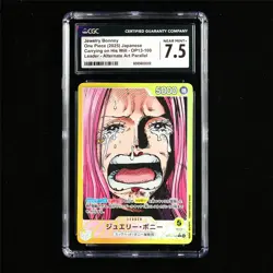 CGC 7.5 NEAR MINT+ 2025 One Piece JPN Jewelry Bonney OP13-100 L (Alt Art) - Image 2