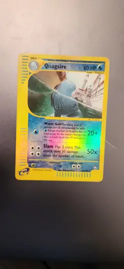 Quagsire 30/147 Aquapolis E-reader Holo Reverse Rare Pokemon Card LP/MP - Image 1