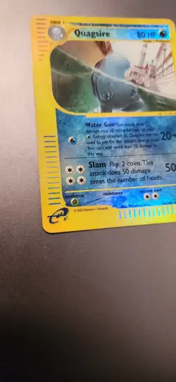 Quagsire 30/147 Aquapolis E-reader Holo Reverse Rare Pokemon Card LP/MP - Image 2