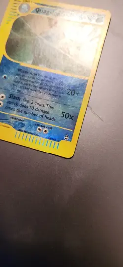 Quagsire 30/147 Aquapolis E-reader Holo Reverse Rare Pokemon Card LP/MP - Image 3