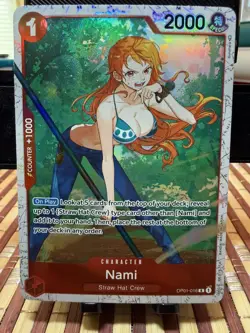Nami Ultra Deck: The Three Captains One Piece Promo Card OP01-016 - Image 1