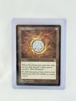 Mox Diamond Stronghold MTG Magic: The Gathering Rare Card, Vintage NM Condition - Image 3