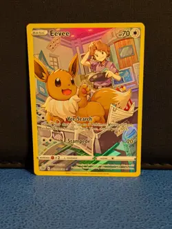 Pokemon Eevee TCG TG11/TG30 Swsh09 Trainer Gallery Holo Card NM Condition - Image 1