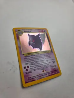 Gengar Pokemon Card TCG 5/62 Fossil Set Holo Rare 1999 WOTC 80 HP - Image 2