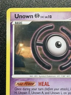 Unown H - 29/106 - Pokemon Great Encounters Regular Card LP - Image 2
