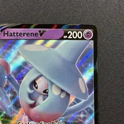 Hatterene V SWSH055 SWSH: Sword & Shield Promo Cards Holo Full Art Near Mint NM - Image 4