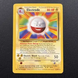 Electrode 021/102 Base Set Regular Vintage Pokemon Card Near Mint NM - Image 1