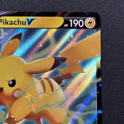 Pikachu V SWSH063 SWSH: Sword & Shield Promo Holo Full Art Card Near Mint NM - Image 4
