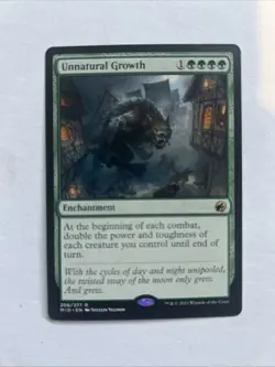 Unnatural Growth Innistrad: Midnight Hunt Regular - Image 1