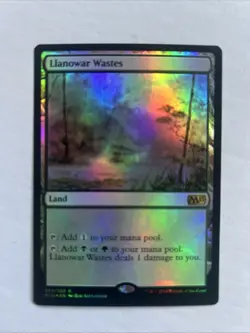 Llanowar Wastes Core Set 2015 (M15) Foil - Image 1