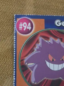 Gengar Pokemon Poketrivia MewTwo Movie Card Burger King Vintage - Image 2