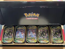 Pokemon Kanto Power Mini Tin 5x Evolving Skies Booster Packs Pokemon Cards TCG - Image 4