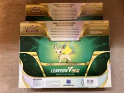 2x Pokemon TCG Leafeon Vstar Special Collection Box New & Sealed - Image 2