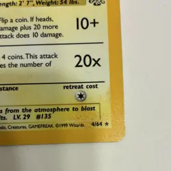 Pokemon TCG Jolteon Jungle Holo Rare Unlimited 4/64 Wizards 1999 Stage 1 70 HP - Image 4