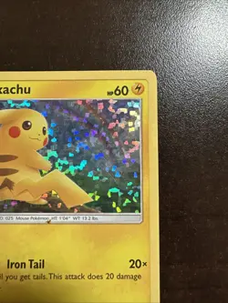 Pikachu 6/12 Pokemon TCG McDonald’s 2019 Promo DMG - Image 3