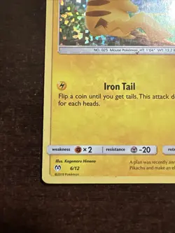 Pikachu 6/12 Pokemon TCG McDonald’s 2019 Promo DMG - Image 5