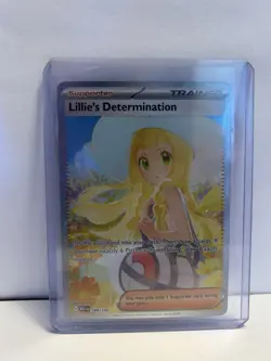 Lillie’s Determination 184/132 Special Illustration Rare Pokemon Mega Evolution - Image 1