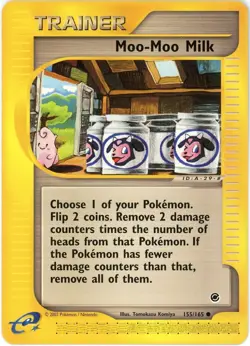 Moo-Moo Milk - 155/165 - Expedition (EX) 2002 - Pokemon - English - E-Reader - Image 1