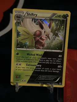 2016 Pokemon Shiftry 11/114 Holo XY Steam Siege - Image 1
