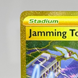 Pokemon TCG Destined Rivals: Jamming Tower Card #243/182 (Gold Secret Rare) NM - Image 4