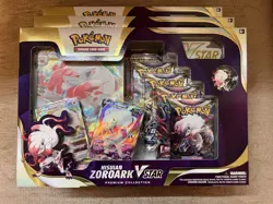 3x Pokemon TCG Hisuian Zoroark VSTAR Premium Collection Box New & Sealed - Image 1