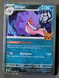 Trick or Trade Cosmos Holo Lot (Pikachu, Gengar, Mimikyu) S&V Pokemon TCG - Image 4