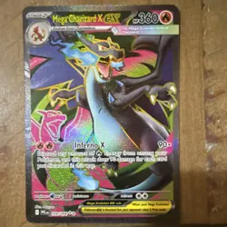 Pokemon Mega Charizard X EX 109/094 Phantasmal Flames Full Art Holo Ultra Rare … - Image 1