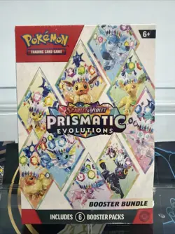 Pokemon TCG Prismatic Evolutions Booster Bundle - New Factory Sealed 6 Packs 🔥 - Image 1