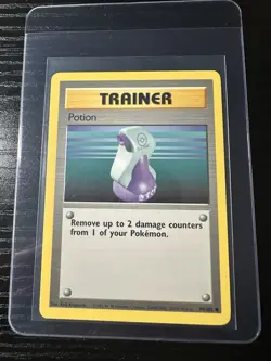 Potion 94/102 Base Set Unlimited WOTC Vintage Pokemon - Image 1