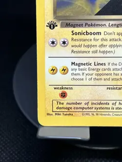 Pokemon TCG Dark Magneton 28/82 Team Rocket 1st Edition Regular LP - Image 5