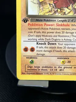 Pokemon TCG Dark Dugtrio 23/82 Team Rocket 1st Edition Regular LP - Image 5
