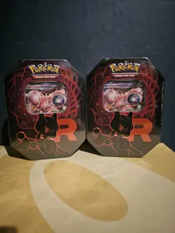 Pokemon Mewtwo Team Rocket Tin TCG - New and Factory Sealed - Image 1