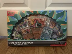 Pokemon TCG Masks of Ogerpon Premium Collection Box Sealed New - Image 1
